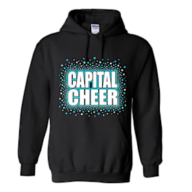 Photo of "Capital Cheer" Youth/Adult Hooded Sweatshirt