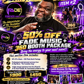 Photo of FADE Music & 360 Photo Booth Package