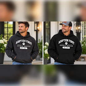 Photo of Adoption First Classic Hoodie -- Est. 2013