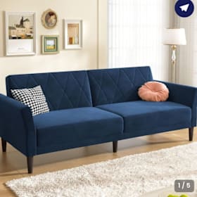 Photo of Velvet Sleeper Sofa