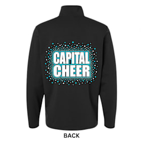 Photo of "Capital Cheer" Quarterzip Unisex Fit - Sweatshirt material