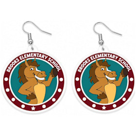 Photo of Brooks Broncos Dangle Earrings