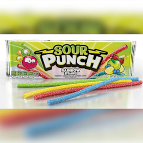 Photo of Sour Punch Rainbow Straws