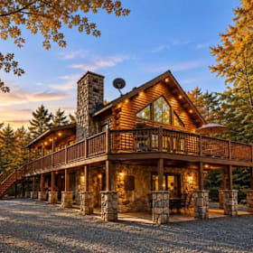 Photo of Emerald Lakes Log Cabin - Sleeps 12