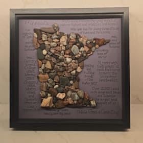 Photo of Framed MN Rock Art