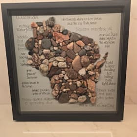 Photo of Framed WI Rock Art