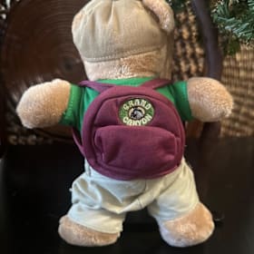 Photo of Grand Canyon Tour Guide Bear with Walking Stick and Backpack