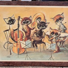 Photo of Miree vintage mid-20th century lithograph print