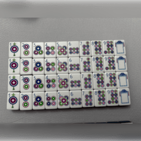Photo of A Pop of Purple Mahjong set
