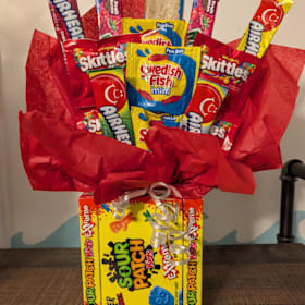 Photo of Sour Patch candy boquet