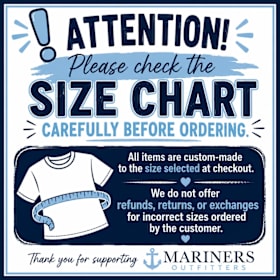 Photo of Mariners Christmas Tee. Plus Size Long Sleeve