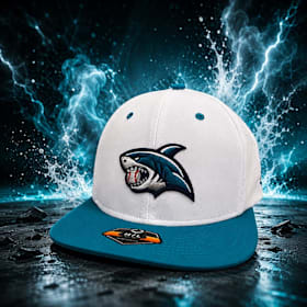 Photo of Med/Large - Evo Shield XVT White Crown/Teal Brim