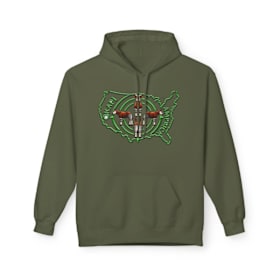 Photo of Okapi America Hoodie (green logo)