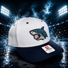 Photo of White & Navy Shark - Richardson 212 SnapBack
