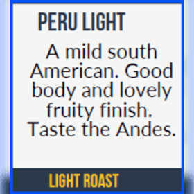 Photo of Peru Light Roast