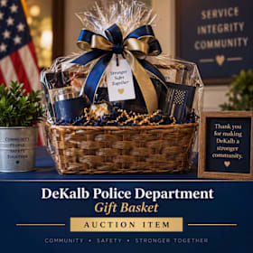 Photo of DeKalb Police Department Gift Basket