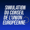 Simulation du conseil de l'union européenne