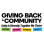 Giving Back to the Community