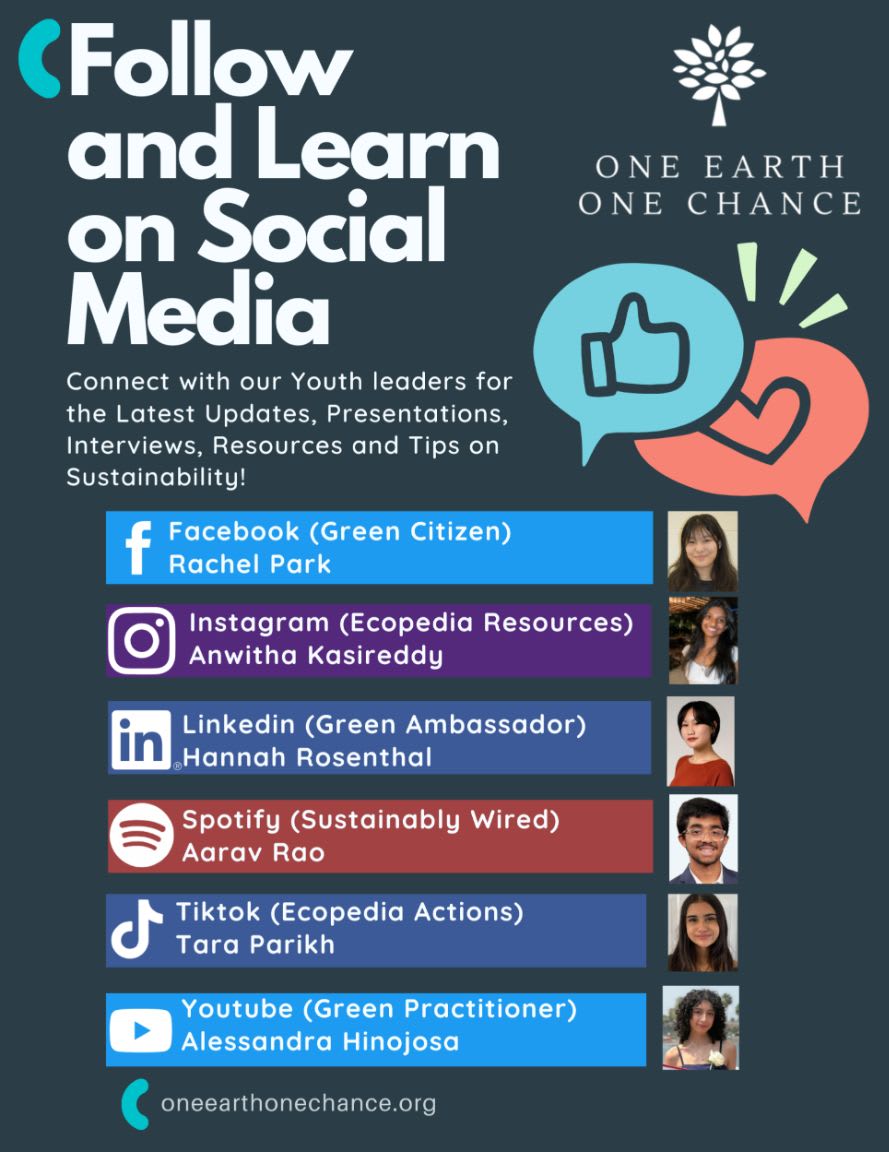 A promotional graphic with white and colorful text and social media profiles in the foreground set against a dark grey background.