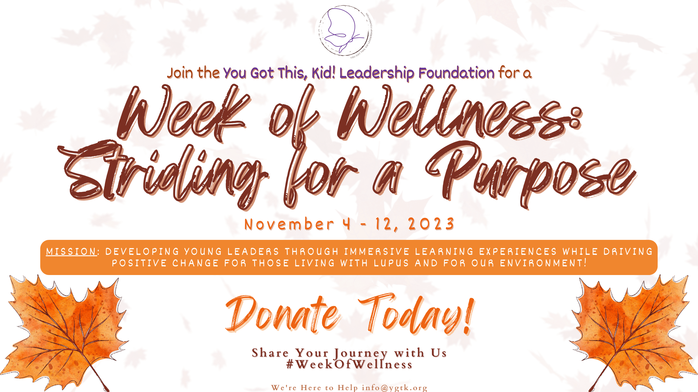 Week of Wellness: Striding for a Purpose