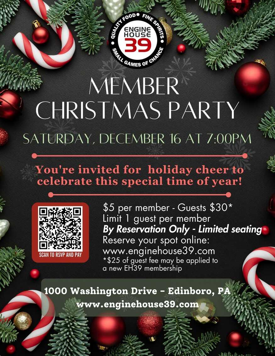 2023 Engine House 39 Member Christmas Party