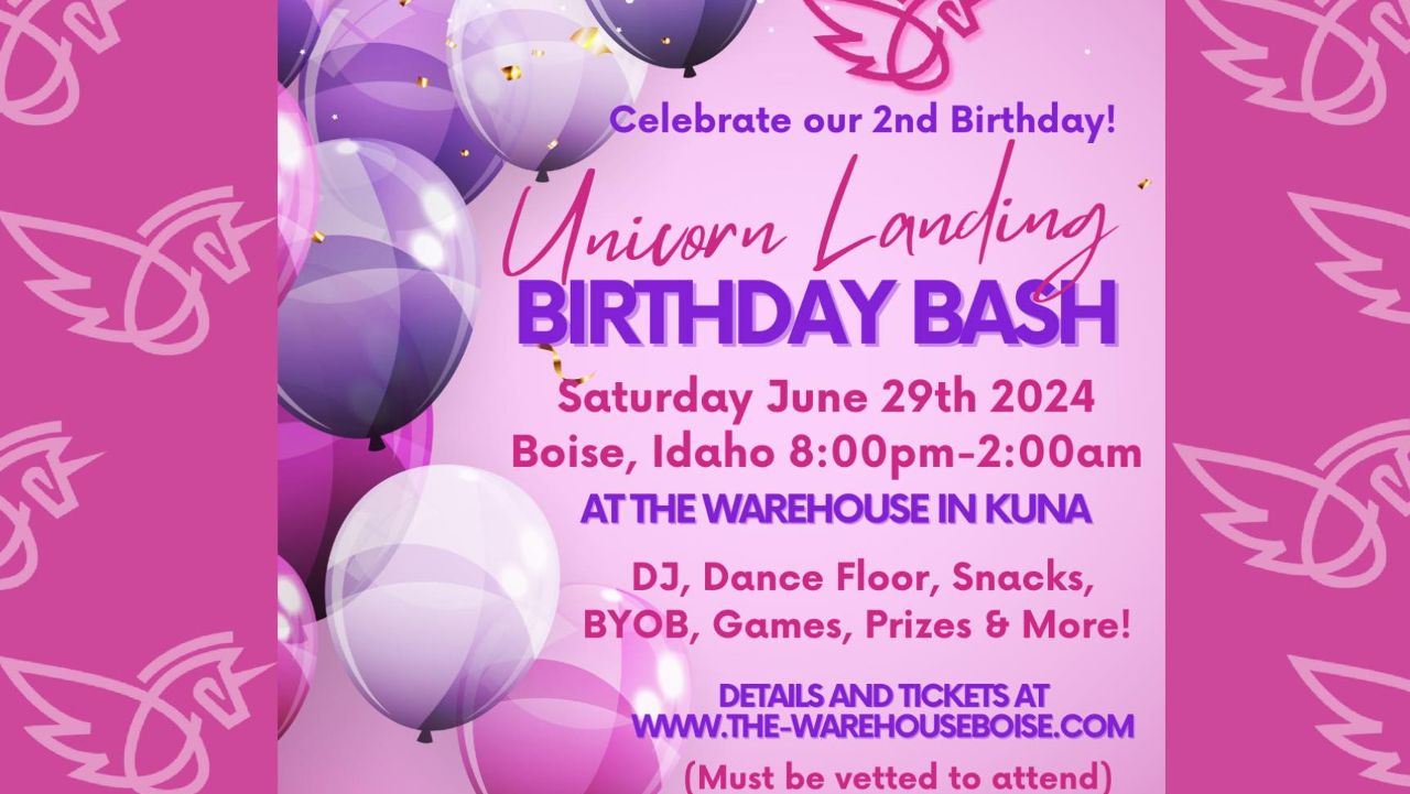 Unicorn Landing 2yr Birthday Bash 6/29