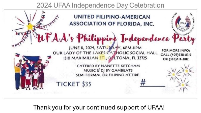 Ufaa Form UFAA 2024 Independence Day