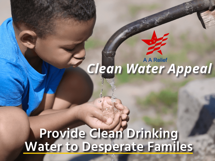 Clean Drinking Water to Desperate Families