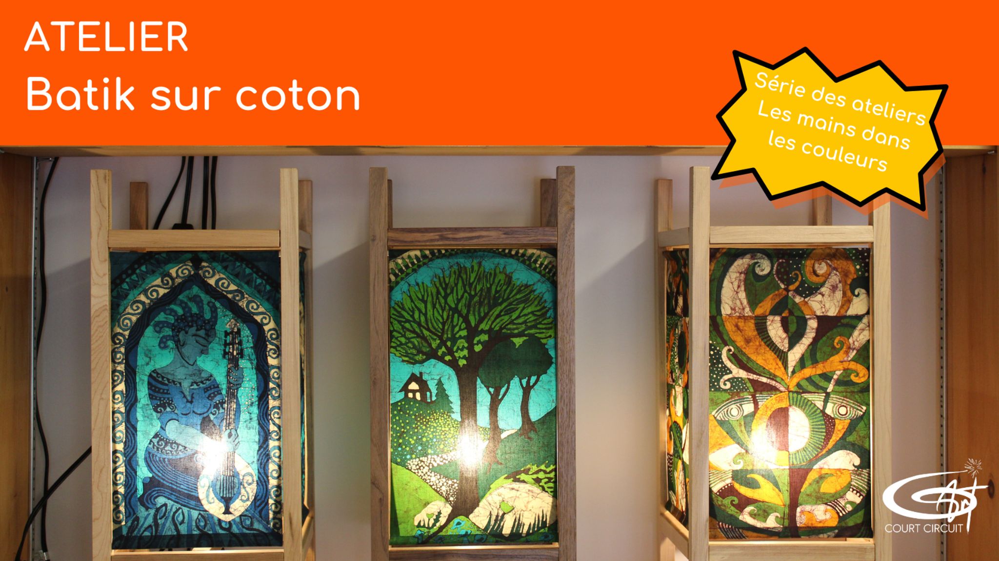 Atelier "Batik sur coton" avec Erika Eggena