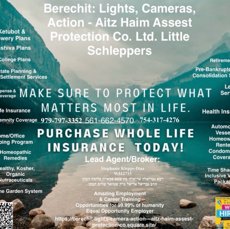 Berechit Lights Cameras Action Aitz Haim Assest Protection Co Ltd Little Schleppers