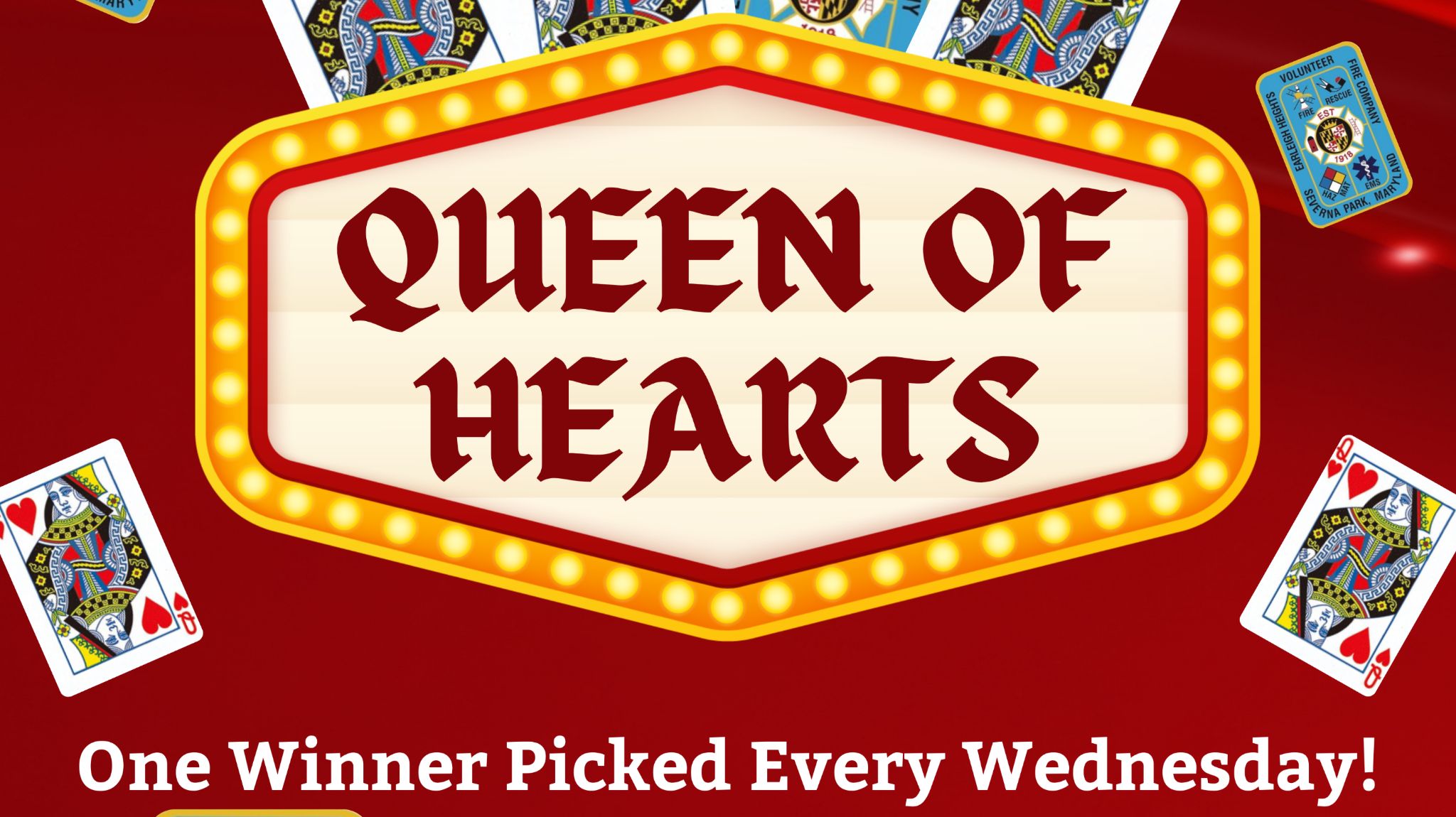 Queen of Hearts - Current Jackpot at $3,770!!