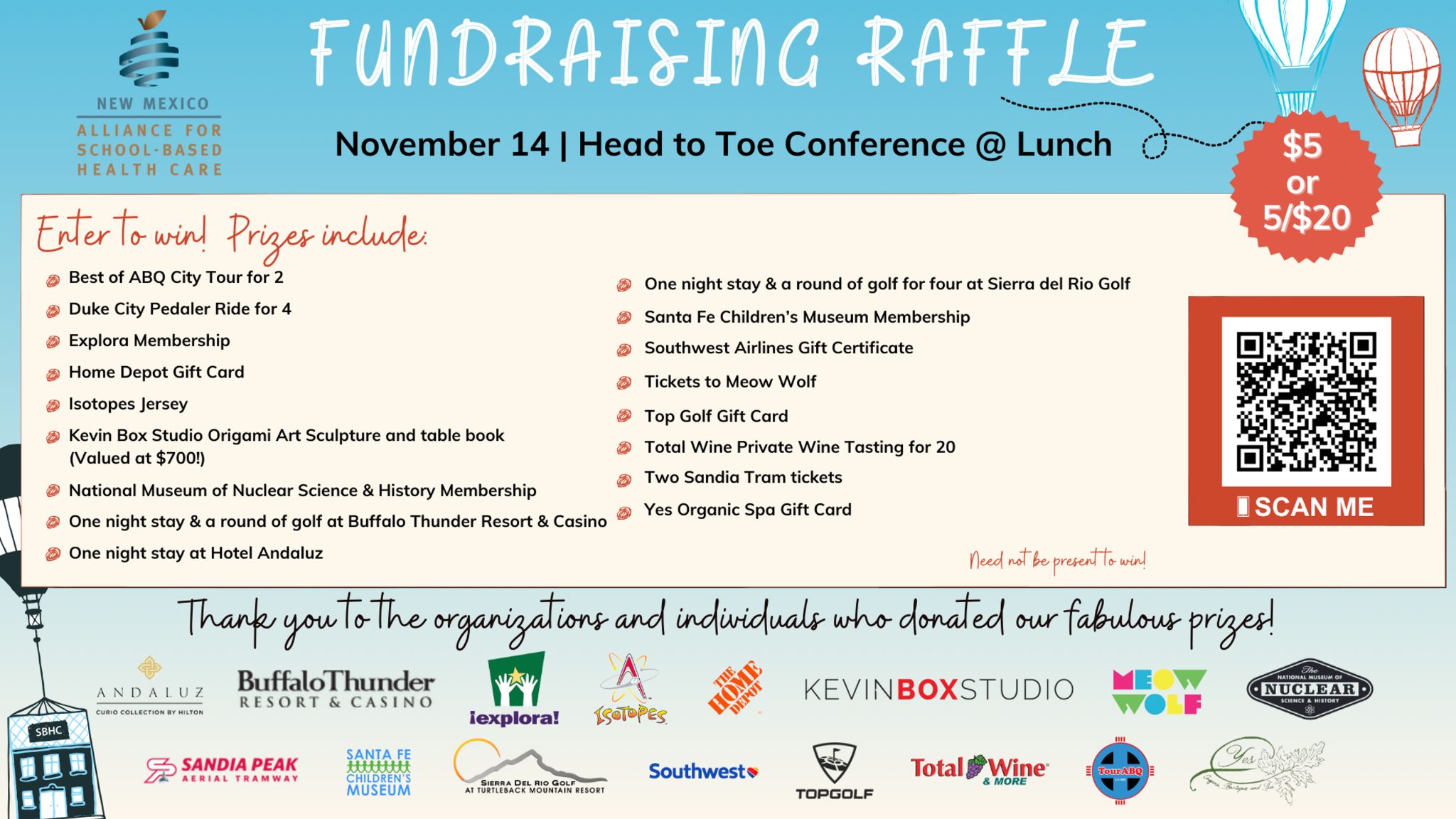2024 NMASBHC Fundraising Raffle