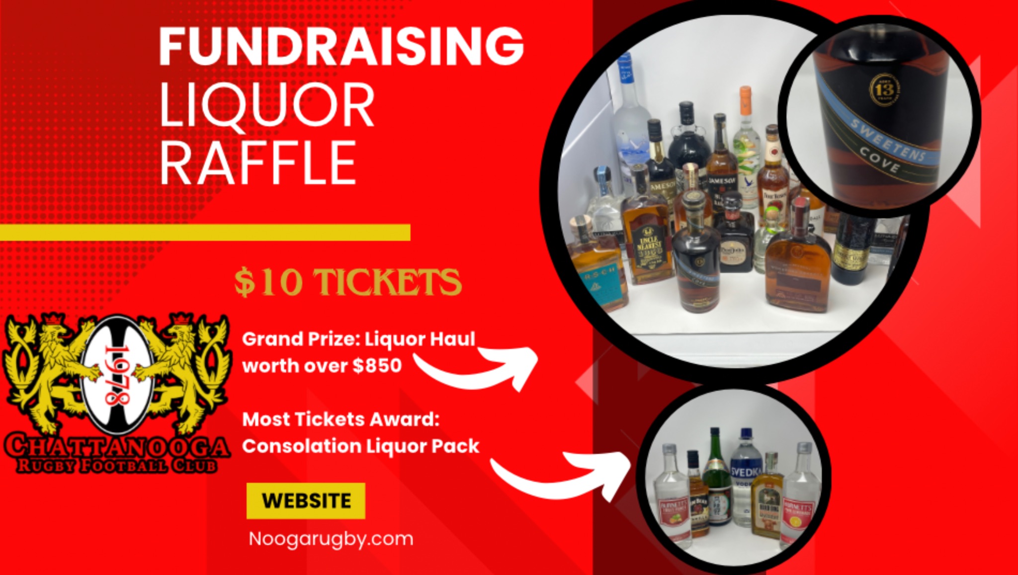 Liquor Raffle 2024- Chattanooga Men’s Rugby