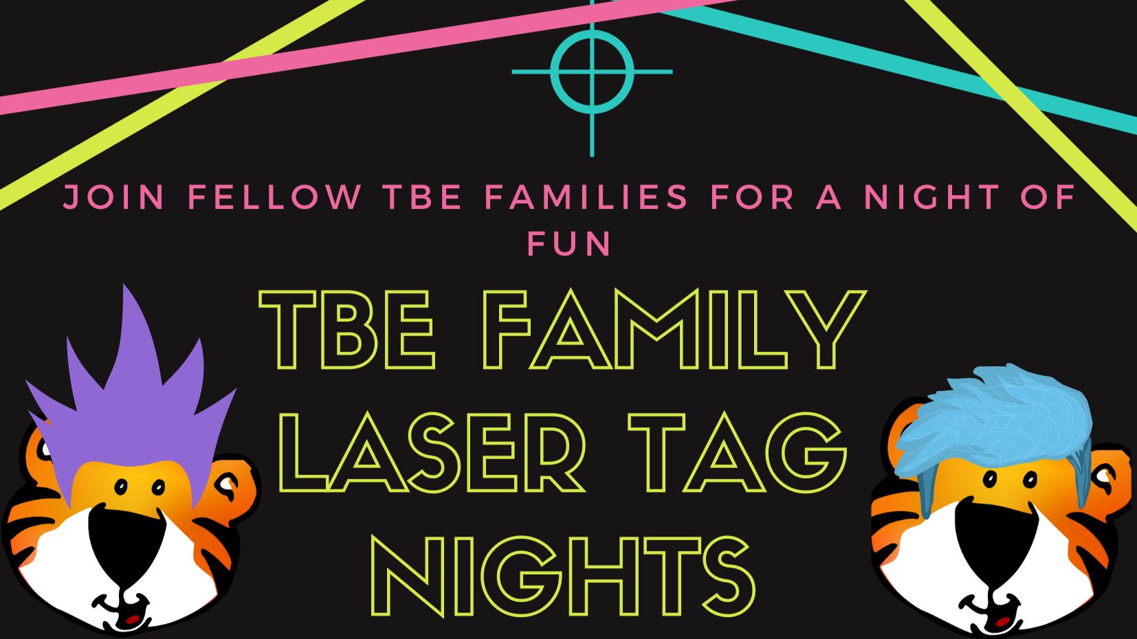 2025 Family Laser Tag Night Tuesday, January 14th