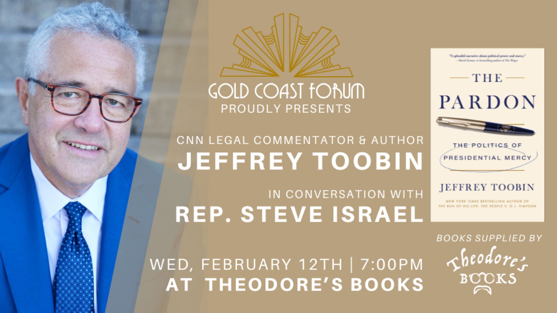 Longtime CNN Legal Commentator and Author Jeffrey Toobin Discusses and ...