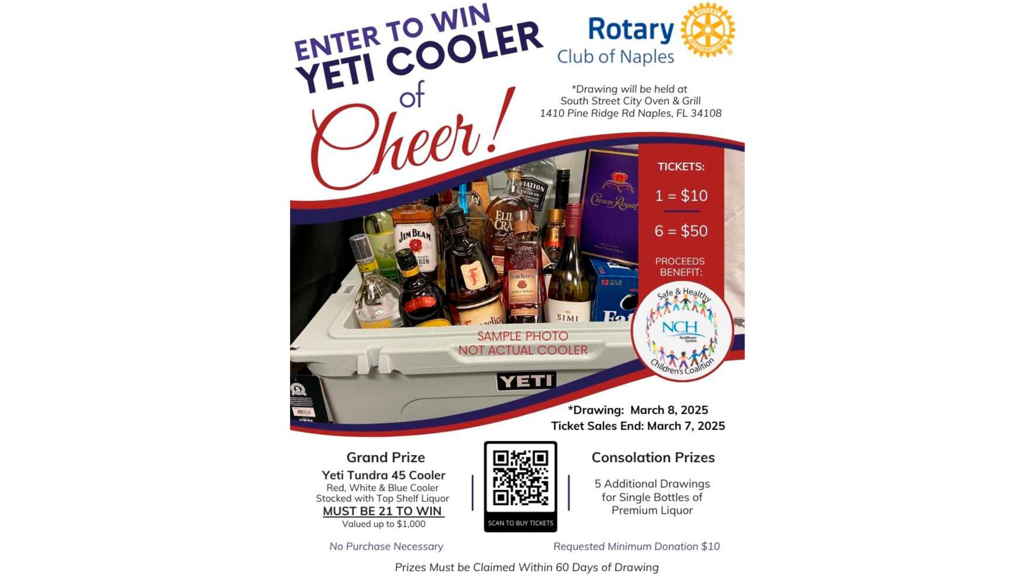 Rotary Club of Naples Cooler of Cheer Raffle