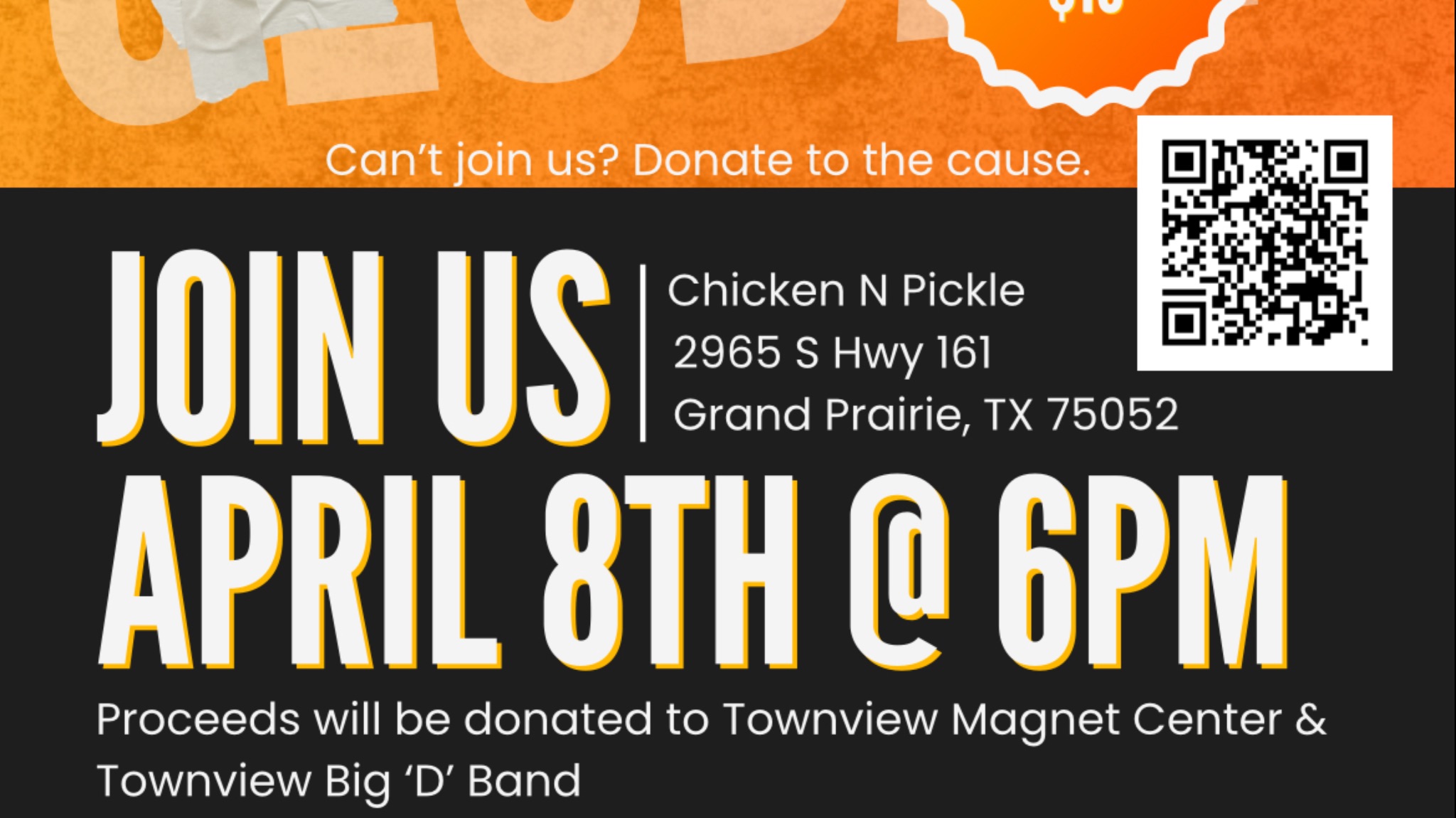 Chicken N Pickle - Townview Give Back Night