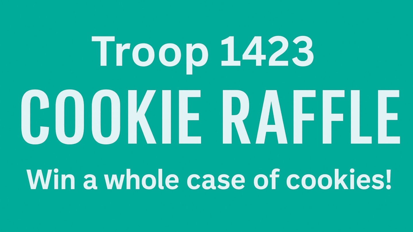 Cookie Raffle Troop 1423 Cookie Raffle Entry Form