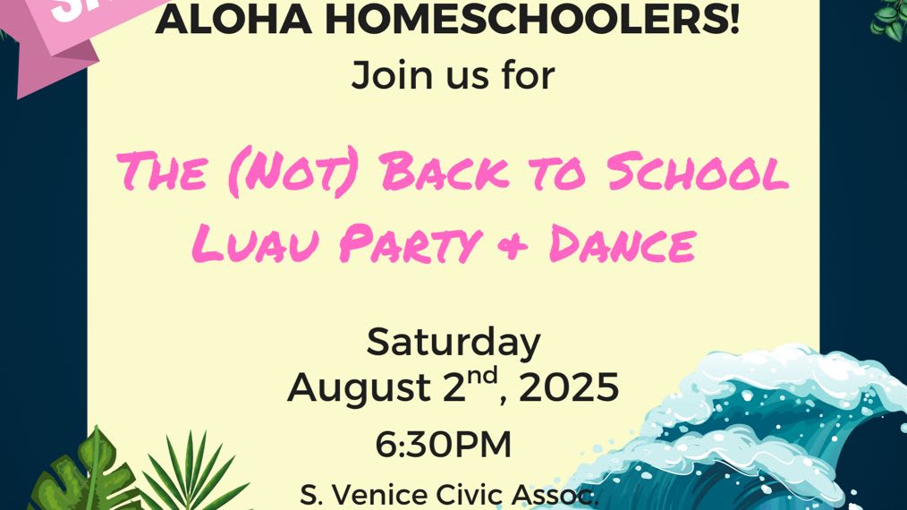 Not Back to School Luau