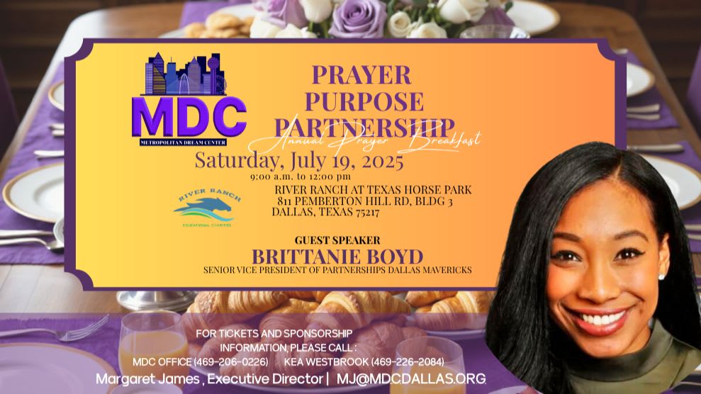 Annual Prayer Breakfast : Prayer Purpose Partnership