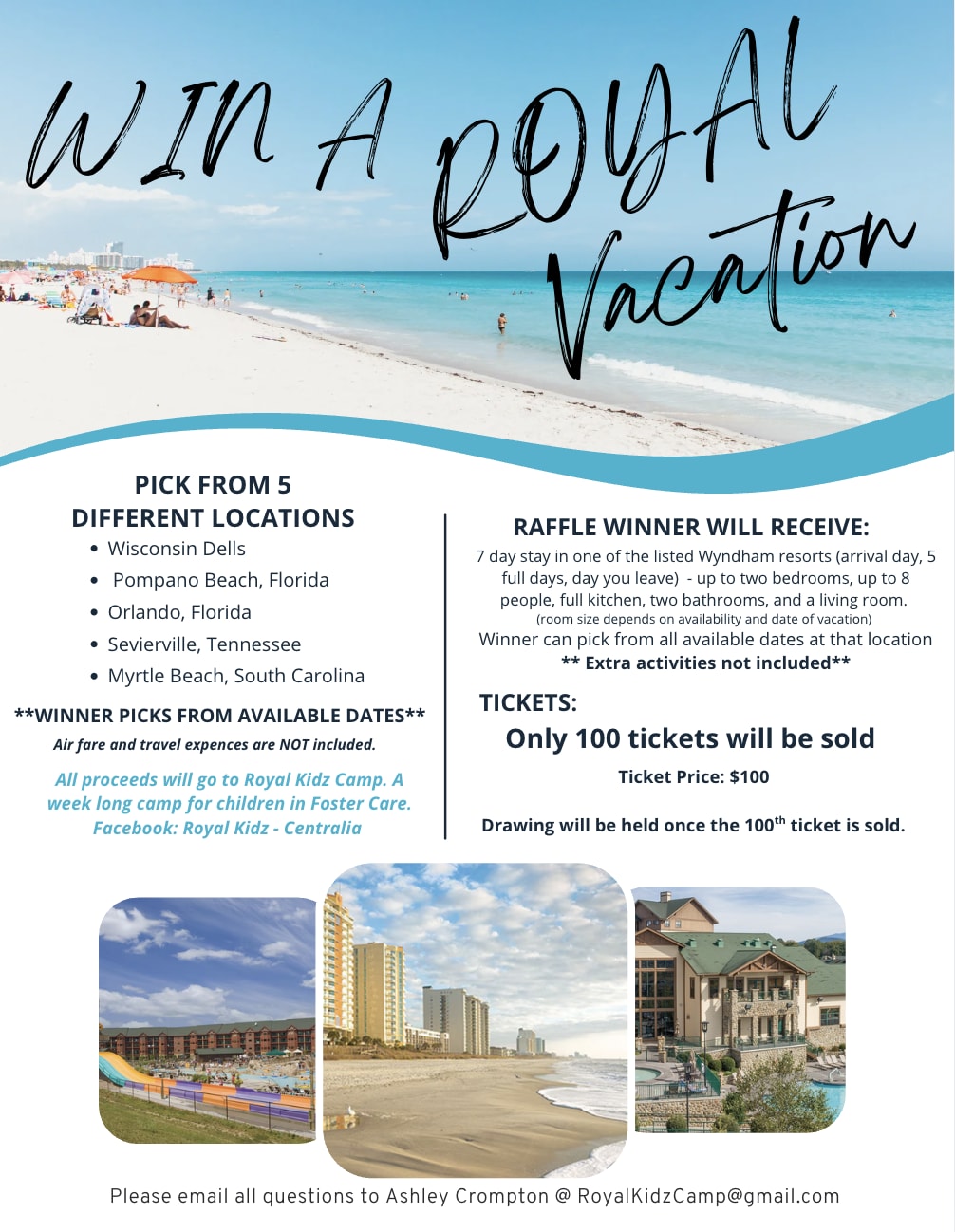 Ryl Raffle Royal Vacation Raffle