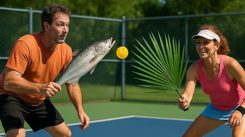 Wacky Paddle Battle Pickleball Club Social