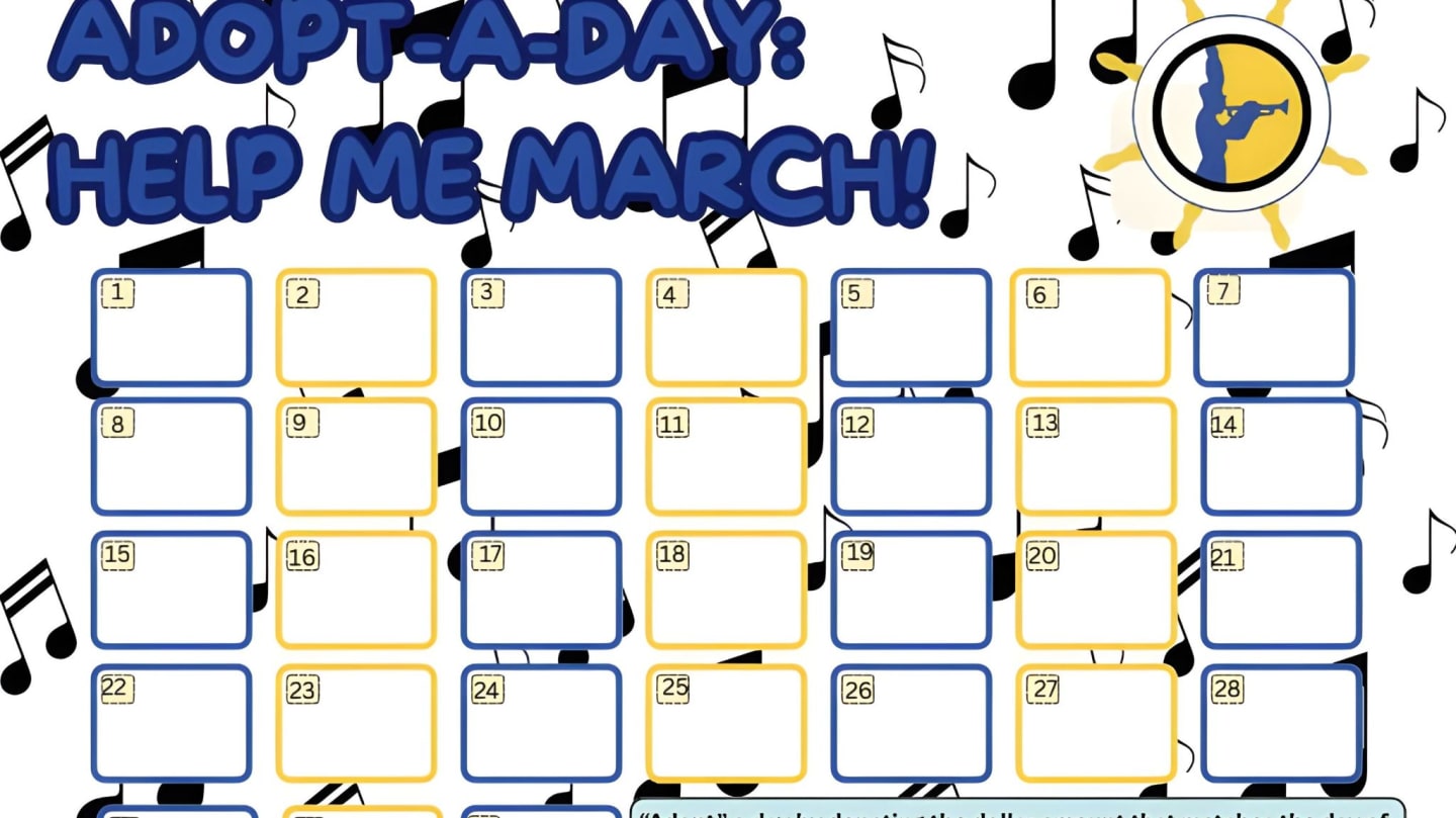 Adopt a Day: Help me March