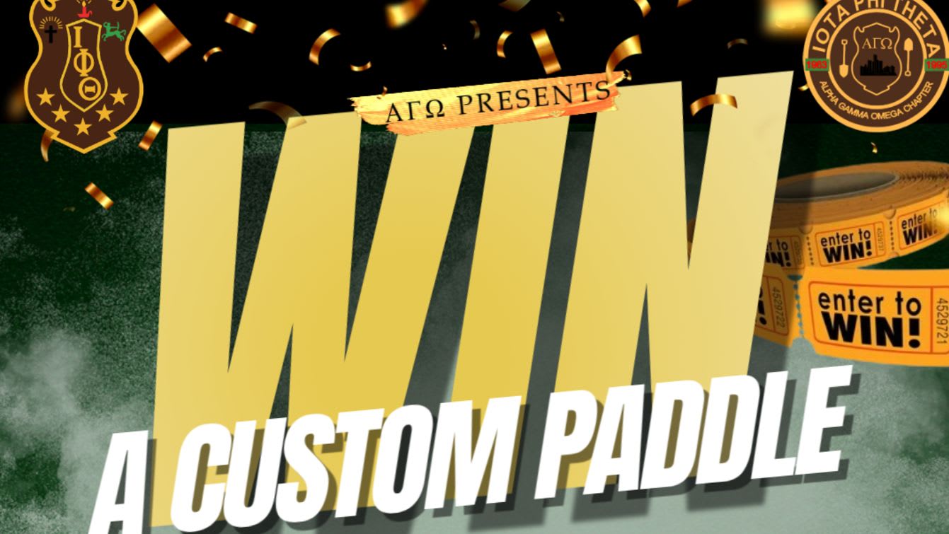 Paddlewheel Raffle Alpha Gamma Omega Paddle Raffle