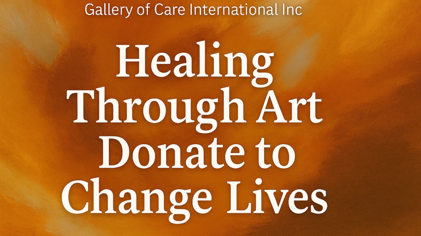 From Studio to Soul: Donate to Heal Through Art