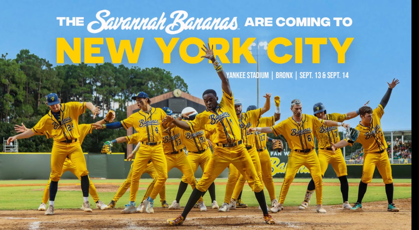 Savannah Bananas Yankee Stadium 9.14.25