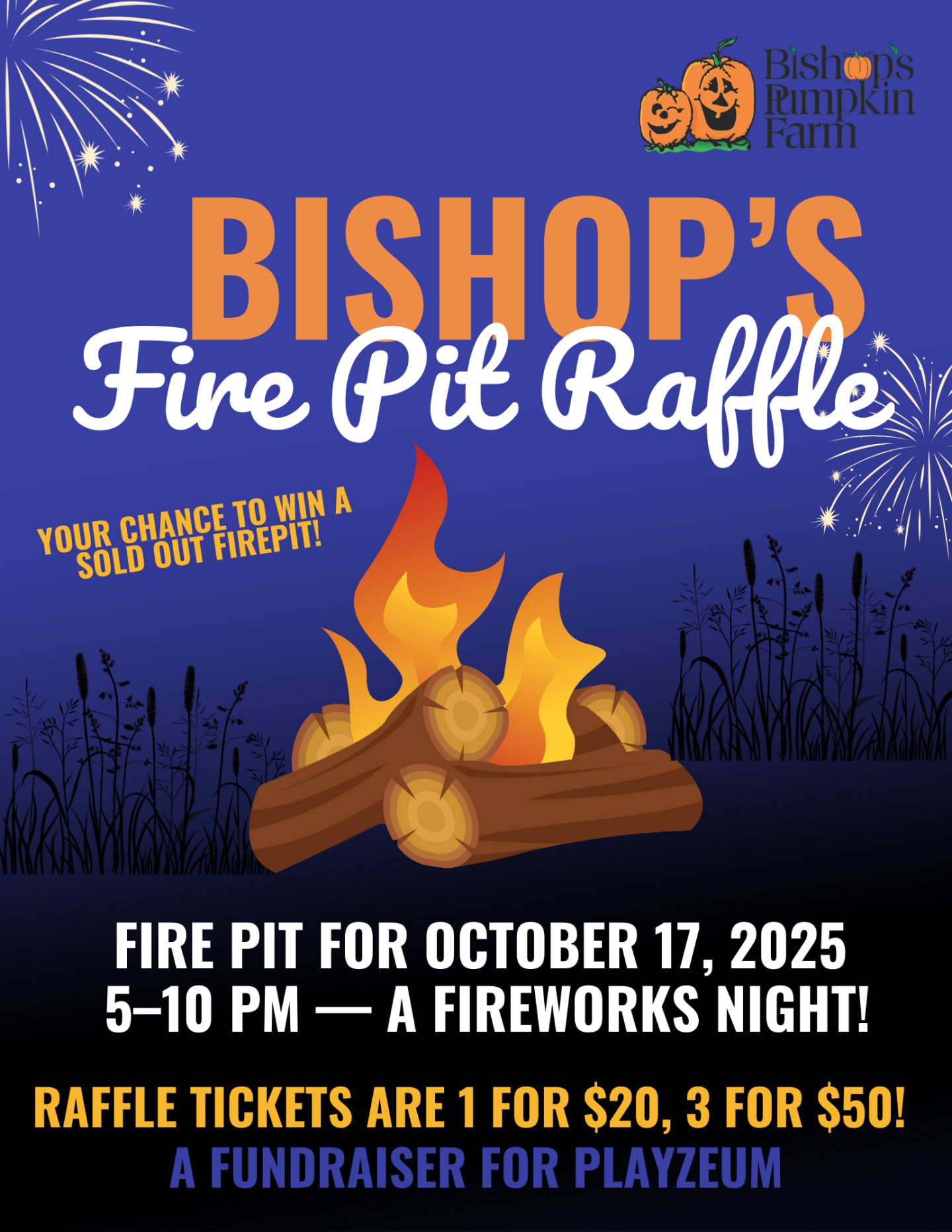 Bishops Raffle Bishops's Fire Pit Raffle