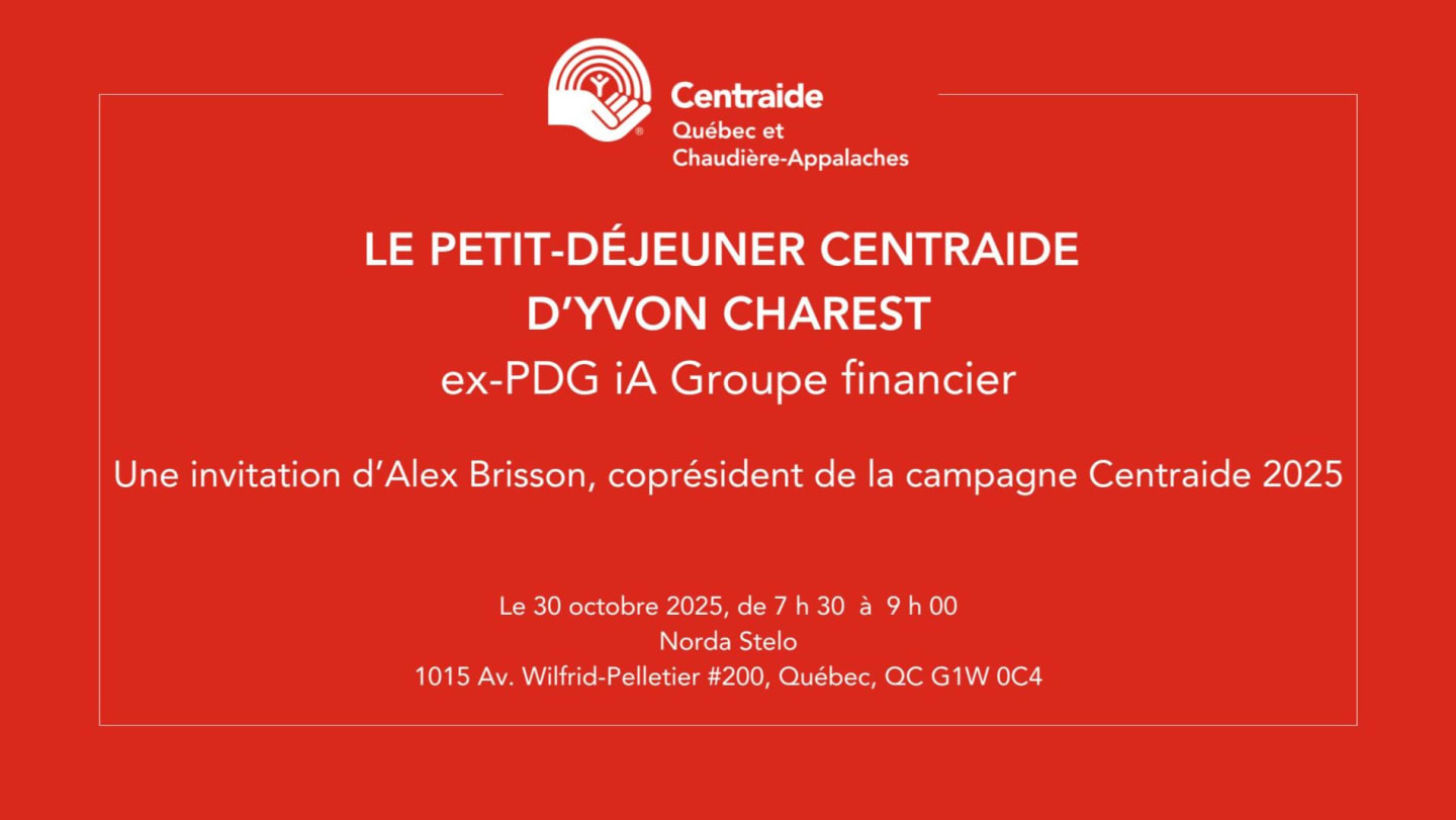 Petit déjeuner d’impact : avec Yvon Charest et Alex Brisson