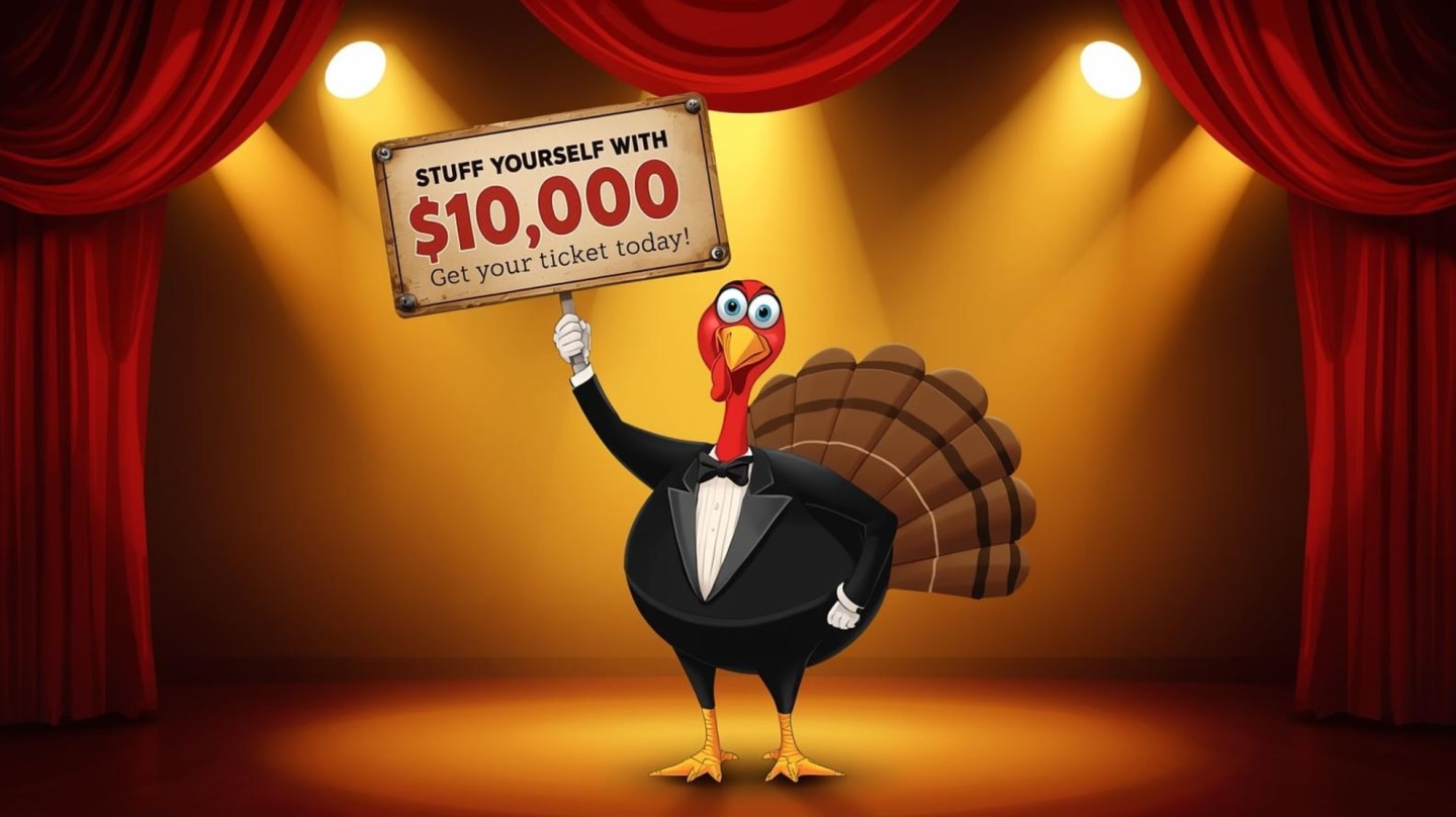SUNDOG THEATRE'S VIRTUAL 10K TURKEY RAFFLE - A DIAMOND MATCHING EVENT