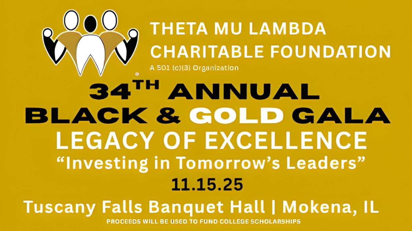 2025 Theta Mu Lambda Charitable Foundation Black and Gold Gala